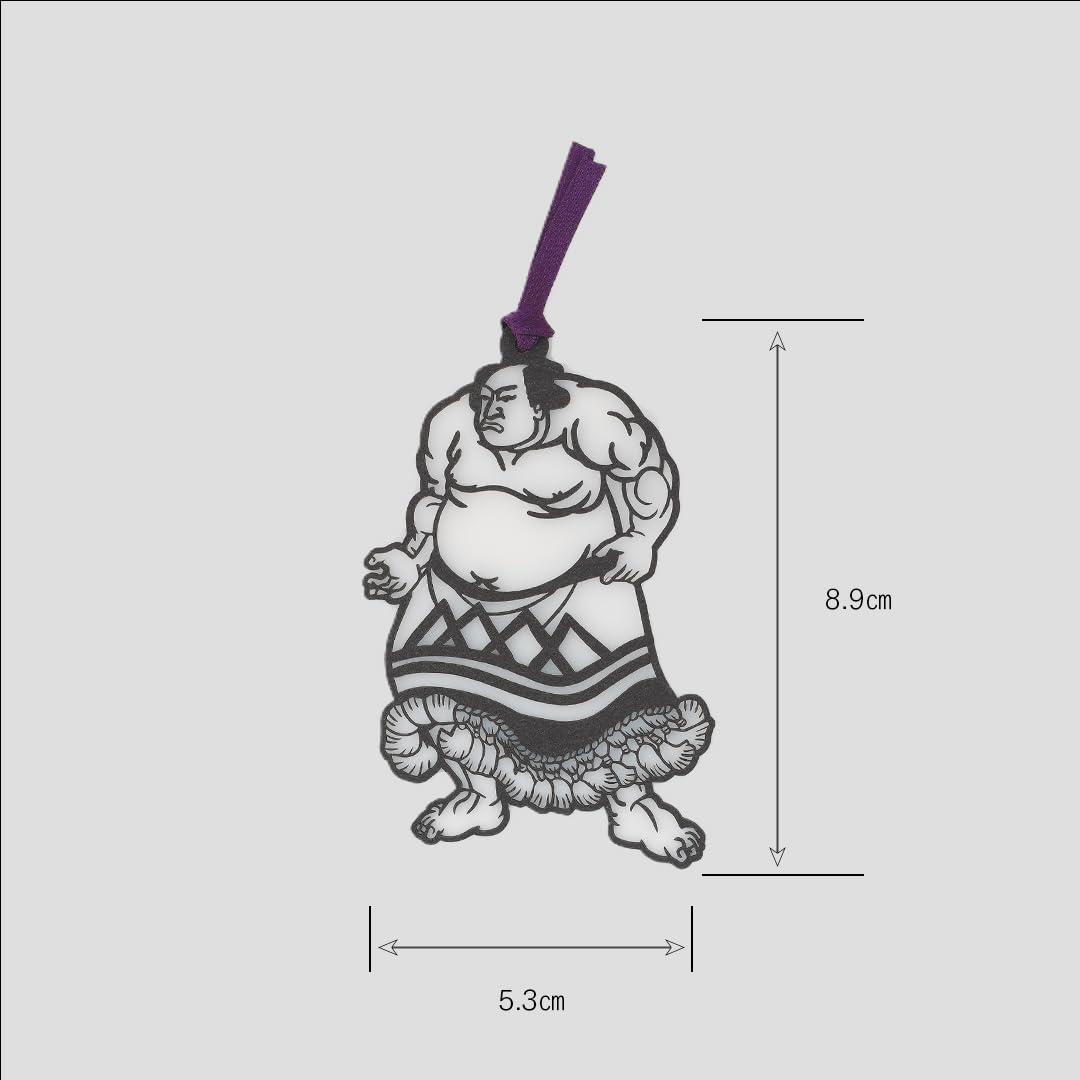 Amazon | KAIUN-DO 切り絵しおり 『お相撲さん』をモチーフにした栞